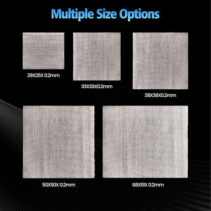 Thermal Pad,29 * 25 * 0.2mm,Graphene Thermal Pads for GPU/CPU/SSD/Electronics - Highly Efficient, Compressible (29 * 25mm)
