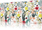Mouse Pad Large Summer Flower Non-Slip Gaming Desk Mat with Stitched Edge Laptop Keyboard Desk Pad for Work Home Gaming (35.4 x 15.7 Inches)