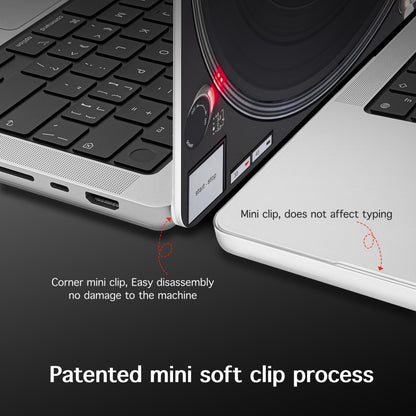 Lepeoac Case for 2026-2021 MacBook Pro 16-inch M5/M4/M3/M2/M1, DJ Turntable