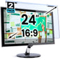 VINTEZ Blue Light Screen Protector for 14 Inch Computer Monitor and Laptop – Anti-UV Blue Light Blocking Film for Desktop PC, Eye Protection Filter, 12.6" x 8.1", 2 Pack