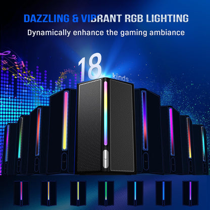 FIFINE AmpliGame A22 2.1 Gaming Computer Speakers with Subwoofer Bluetooth
