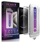 SHANG PIN JIA 2 Pack Screen Protector Tempered Glass for iPhone 15 Pro Max 6.7-Inch Auto Dust Removal, No Bubbles, High Definition Clear, Easy Installation