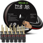 GEARit 14 Gauge Speaker Wire 100FT,14/2 Speaker Cable for Home & Car Audio