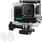 OKFUN Waterproof Diving Protective Case for Go Pro Hero 4K,196FT/60M Underwater Dive Durable Housing for Snorkeling,Surfing&Extreme Sports Hero4K 2024 Action Camera Accessories