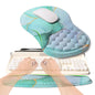 KUOSGM 2-in-1 Ergonomic Set, Wave Rise Keyboard Wrist Rest and Massage Bulge Slope Mouse Pad Wrist Support, Cushion Memory Foam Integrated to Relieve Wrist Pain, Cute Cat Paws