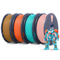 SUNLU PETG Filament 1.75mm,4kg,Sky Blue+Sakura Pink+Sunny Orange+Chocolate