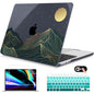Mektron for 2026 MacBook Air 13-inch M5 Laptop Case A3449 with 13.6-inch Liquid Retina Display Fits 2025 A3240 M4 2024 A3113 M3 2023 A2681 M2 Printed Shell for MacBook Air 13.6", Dahlia Flower C035