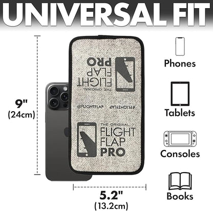 Airplane Phone Holder, Flexible Tablet and Cell Phone Holder, Folding Cellphone Stand for Desk, Bed, Office, Treadmill - Airplane Accessories Long Flight Travel - Plane Essentials (Pro)