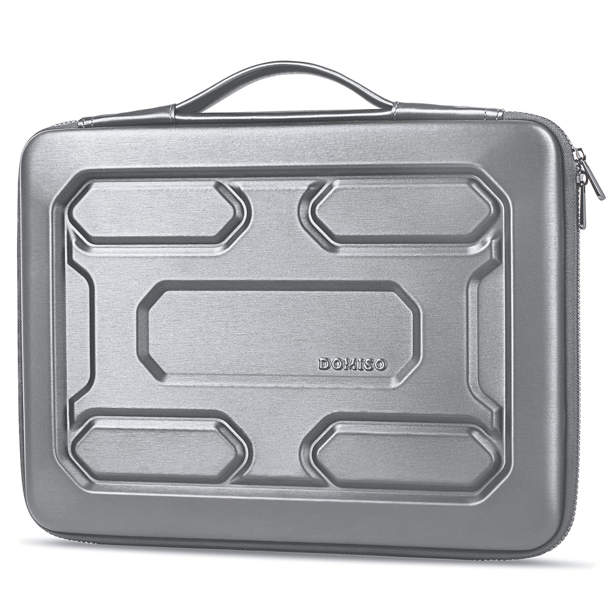 DOMISO 17 inch Laptop Sleeve with Handle Shockproof Waterproof EVA Protective Case for 17.3" ZBook Fury 17.3 G8/MSI GS73VR Stealth Pro/HP Envy 17/LG Gram 17"/ROG Strix GL702VS, Orange