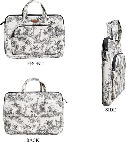 Maison d'Hermine Laptop bag with front pocket Stain and water repellent Cotton canvas