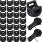 Yookeer 250 Pieces Magnetic Zip Tie Mount Multipurpose Cable Holder Magnets Magnetic Wire Management Bases with Heavy Duty Zip, Mount Nylon Cable Ties in Total (22 mm)