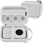 PAIYULE Hard EVA Case for Phomemo D30/D35 for Nelko P21 Label Maker (White)