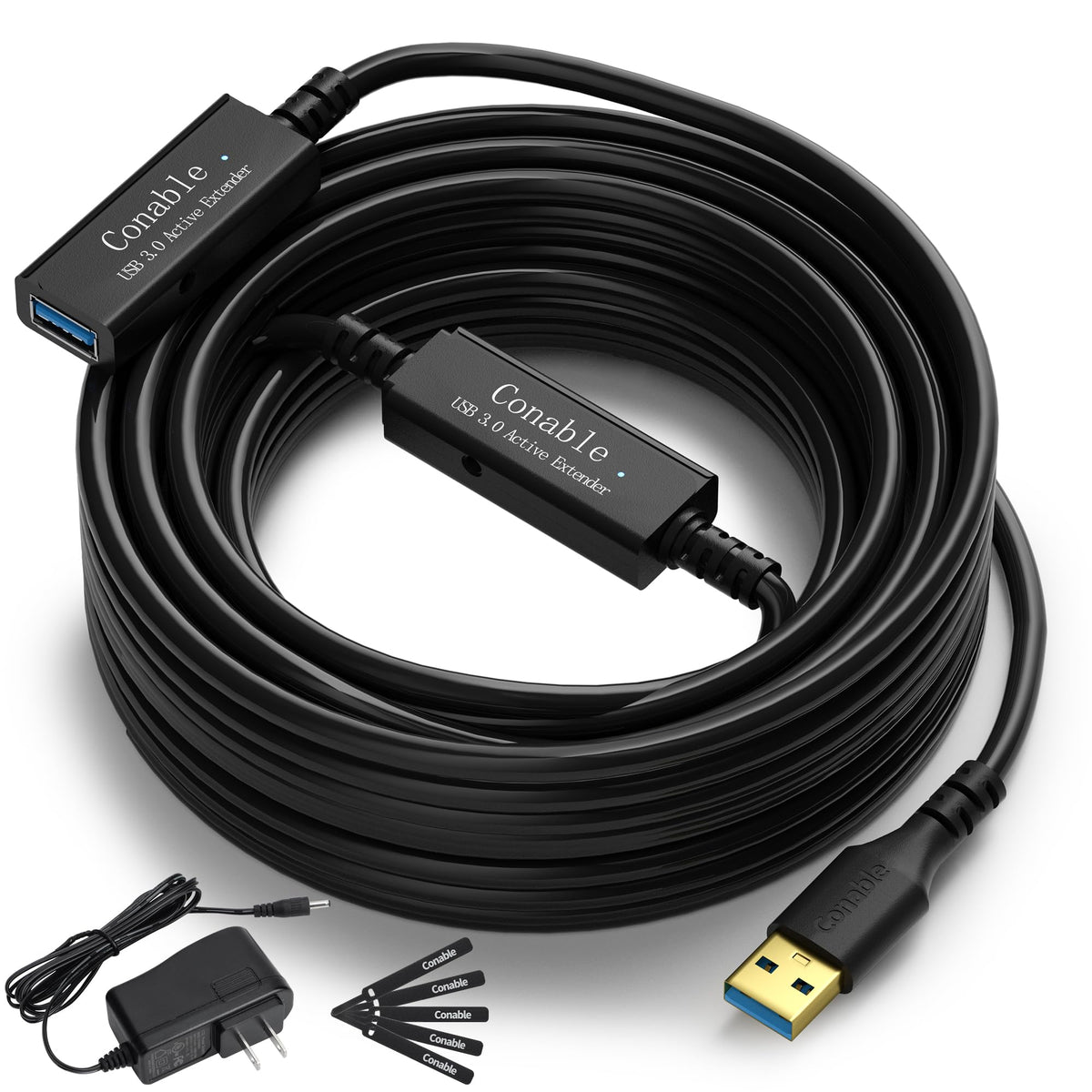 USB 3.0 Extension Cable 4FT (3-Pack), USB-A Extender Male to Female Cord