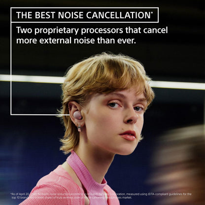 Sony WF-1000XM5 Premium Noise Cancelling Truly Wireless Earbuds, Black