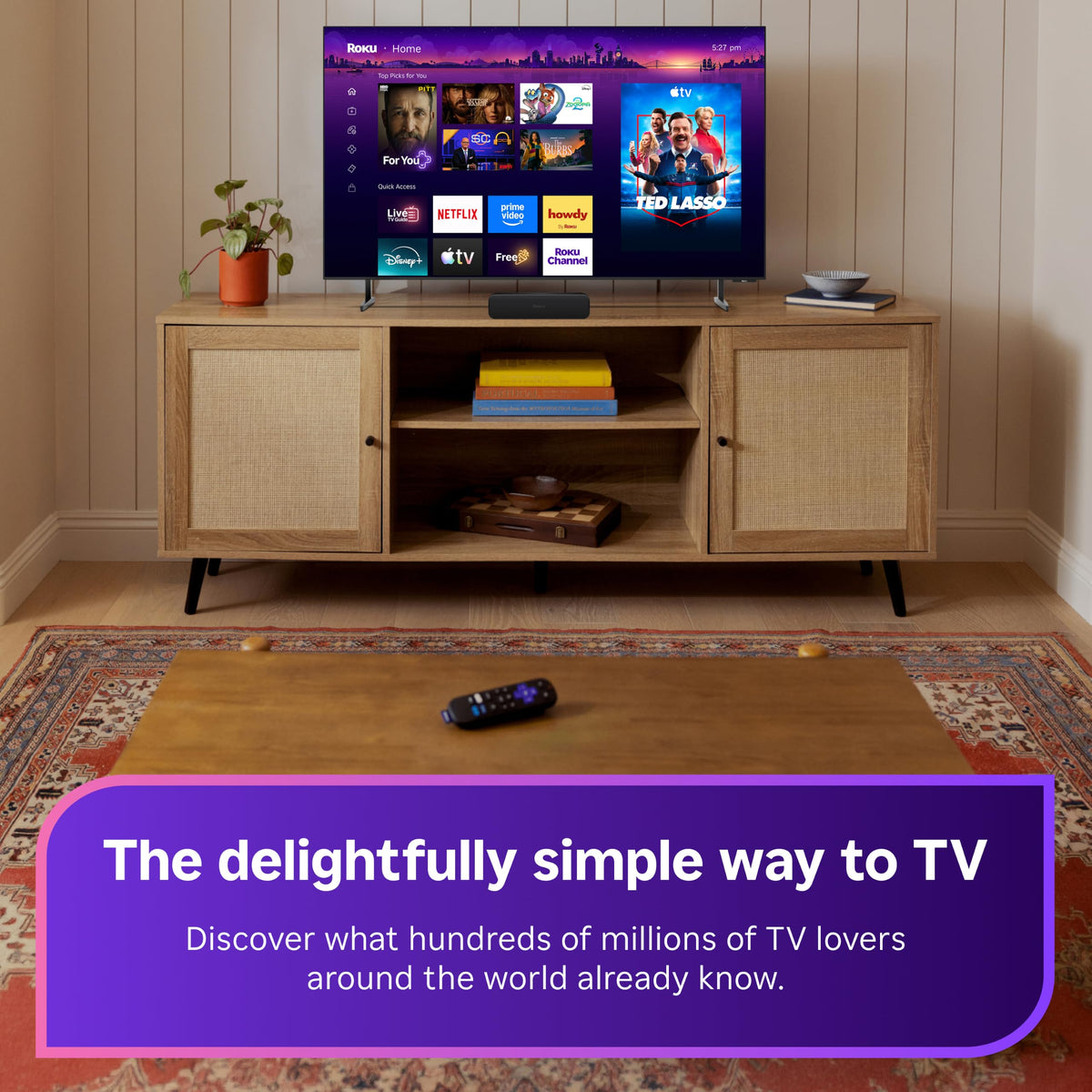 Roku Streambar SE, 4K Soundbar with Built-in Streaming Device