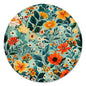 ITNRSIIET Round Mouse Pad with Stitched Edge Premium-Textured Waterproof Non-Slip Rubber Base Desktop Protection Mat Diameter 8.7 inches, Rose Gold Marbling