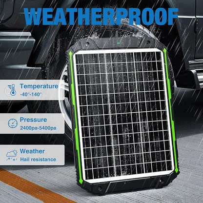 Sun Energise 25W 12V Solar Powered Battery Charger & Maintainer, Built-in Smart MPPT Charge Controller, Waterproof 25 Watt 12 Volt Solar Panel Trickle Charging Kits for Car Auto Boat RV Marine Trailer