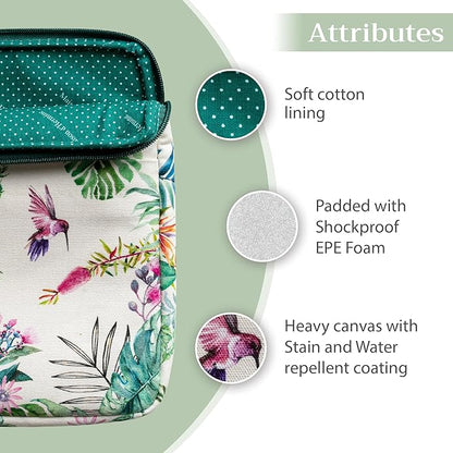 Maison d'Hermine Laptop bag with front pocket Stain and water repellent Cotton canvas