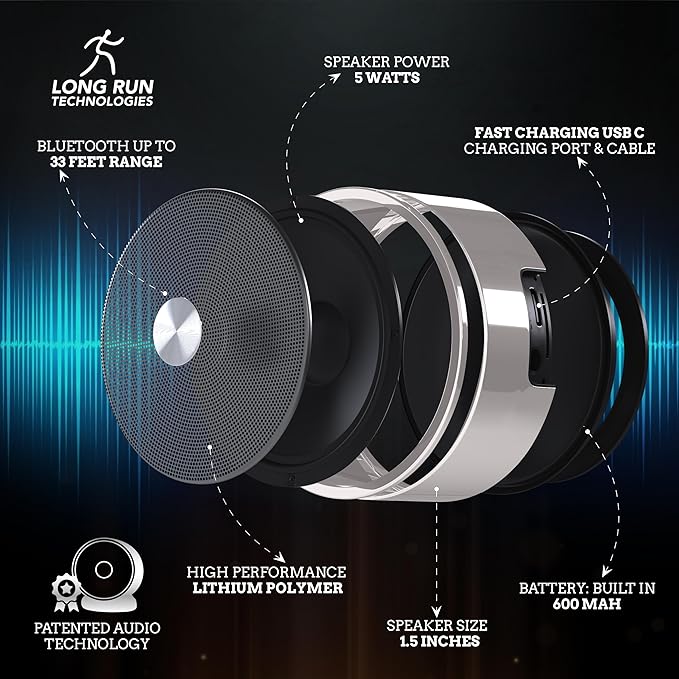 Stereo Bluetooth Speakers - Wireless Computer Speaker for Desktop Laptop PC for Boys & Girls Sister Brother Mom & Dad - Bluetooth Stereo Speakers Home Theater Gaming Rose Gold
