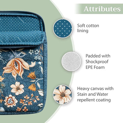 Maison d'Hermine Laptop bag with front pocket Stain and water repellent Cotton canvas