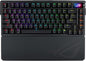 ROG Azoth Extreme 75 Custom Gaming Keyboard, Aluminum Chassis, Carbon Fiber Positioning Plate, Adjustable Gasket Mount, Three-Layer Dampening, Color OLED Touchscreen, ROG NX Snow Switches, PBT Keycaps