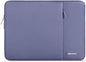 MOSISO Laptop Case 14 inch, 14 inch Laptop Sleeve Compatible with HP Lenovo Dell ASUS Acer, HP Stream, Dell Latitude, Lenovo IdeaPad, Polyester Vertical Computer Sleeve Bag with Pocket, Lavender Gray