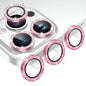 AGVEE 16 Pro & Max 3+3 6 Pack for iPhone 13 6.1" / 13 Mini 5.4" Camera Lens Protector, Bling Diamond & Bling Glitter Metal Ring 9H Tempered HD Glass Camera Cover Film, Glitter-Desert