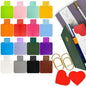 Pen Loop Holder for Notebook 12 Pack Self-Adhesive Stick On Black And Grey