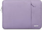MOSISO Laptop Case 14 inch, 14 inch Laptop Sleeve Compatible with HP Lenovo Dell ASUS Acer, HP Stream, Dell Latitude, Lenovo IdeaPad, Polyester Vertical Computer Sleeve Bag with Pocket, Purple