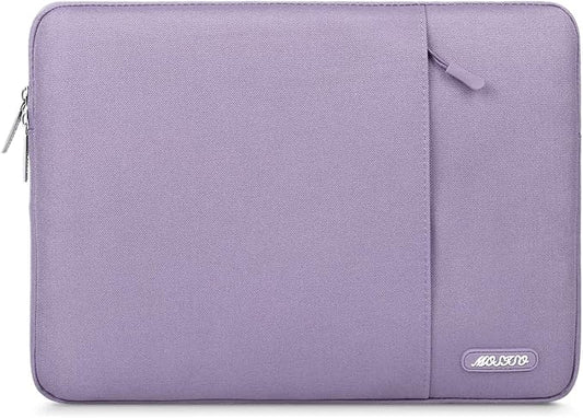 MOSISO Laptop Case 13 inch, 13 inch Laptop Sleeve Compatible with MacBook Air M4 M3 M2 M1 2025-2018 / Pro M2 M1 2025-2016, Polyester Vertical Computer Sleeve Bag with Pocket, Purple