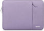 MOSISO Laptop Case 13 inch, 13 inch Laptop Sleeve Compatible with MacBook Air M4 M3 M2 M1 2025-2018 / Pro M2 M1 2025-2016, Polyester Vertical Computer Sleeve Bag with Pocket, Purple