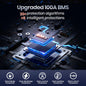 Timeusb 12V 100Ah LiFePO4 Lithium Battery Built-in 100A BMS. Automotive-Grade Cells, Group 24 Deep Cycle Lithium Batteries for RVs, Trolling Motors, Camper, Travel Trailers (4-Pack)