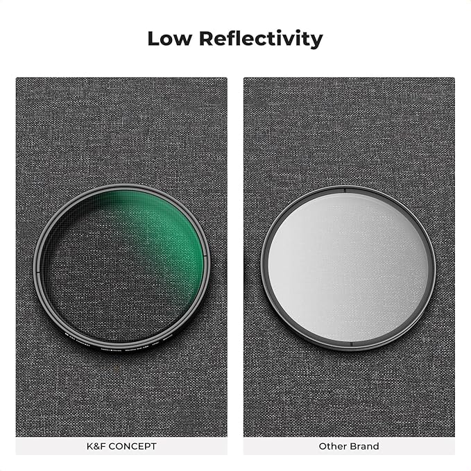 K&F CONCEPT 62mm Star Filters Kit (3pcs) 4 Points 6 Points 8 Points Cross Screen Starburst Filters Set -18 Layer Coating Ultra Slim Optical Glass Camera Lens Filter with 3 Cleaning Cloth