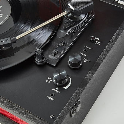 Arkrocket x Elvis Bluetooth Protable Record Player 3-Speed Bluetooth Input and Output Turntable Built-in Speakers with Magnetic Cartridge Auto Off - Elvis Presley '68