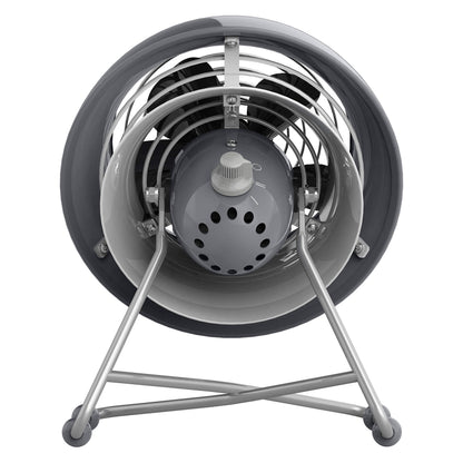Vornado VFAN™ Mini Modern Personal Desk Fan with 2-Speed Control, Adjustable Tilt, Quiet Metal Air Circulator for Office, Bedroom, Dorm, Compact Desktop Cooling Device, Storm Gray