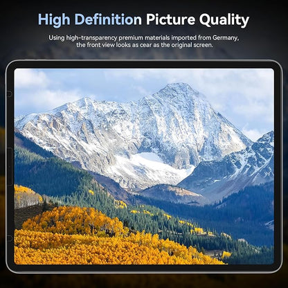Privacy Screen Protector Compatible with iPad Pro 12.9 Inch 2018 2020 2021 2022, Anti Glare Blue Light Spy Filter Private, High Sensitive Bubble-Free Easy Install Black Security Screen Shield