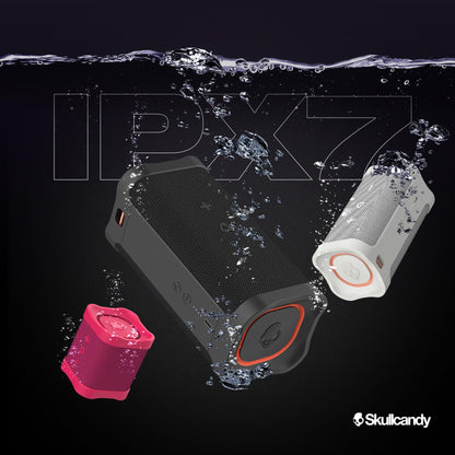 Lifeworks Skullcandy Terrain XL Wireless Bluetooth Speaker - IPX7 Waterproof Portable Speaker, 18 Hour Battery, Nylon Wrist Wrap, True Wireless Stereo (Green)