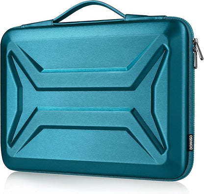 DOMISO 14 Inch Laptop Case Shockproof Sleeve Waterproof Hard Shell Protective Cover for Business & Travel, Fits 14" Lenovo ThinkPad/Dell XPS/HP Pavilion/Macbook Pro (Teal)