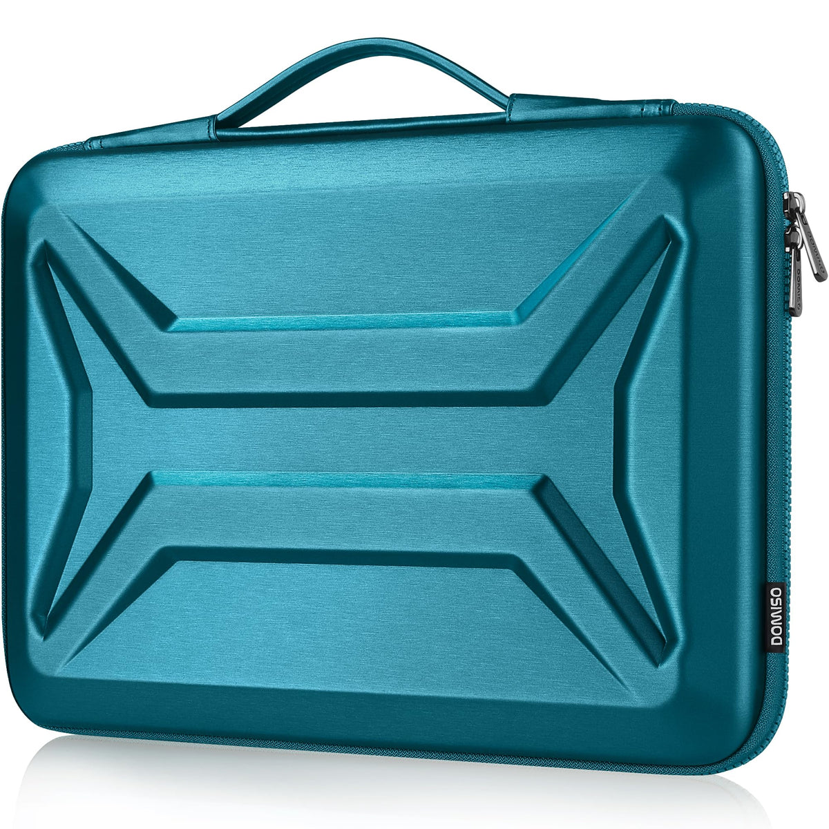 DOMISO 15.6-16 Inch Laptop Hard Case, Waterproof Shockproof Hard Shell Laptop Sleeve Protective Carrying Case with Retractable Handle for Macbook Pro/Lenovo IdeaPad Legion/HP ENVY/Dell XPS,Black