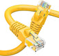 GEARit Cat 6 Ethernet Cable (1-Pack 14 Feet) Cat6 Network Patch, 10Gbps, RJ45, Snagless Cord, Gold-Plated Connectors, Internet for PC, TV, Tablet, Router, Printer, Servers, IT Data Center - Yellow