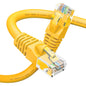 GEARit Cat6 Patch Cables 14 ft Yellow (1 Pack) - Cat6 Ethernet Cable 14 ft Yellow/Ethernet Cable, 10Gbps 24AWG Pure Copper, Snagless RJ45 for Router, Switch, PC, PS5, Server