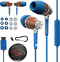 Symphonized Premium Wooden iPhone Earphones Wired (USB C) Deep Bass Sound, 3D Sound, Microphone Volume Control, 90% Noise Cancelling for Type C Devices. Earphones for iPhone 15 to 16 & Android