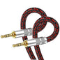 3.5mm Aux Cord, Audiophile Audio Auxiliary Cable 3.5 mm Male to Male Stereo Hi-Fi Sound Braided aux 1/8 Cable for Car Home Stereos Tablets Speakers (Straight 3.5mm, 6.5ft)