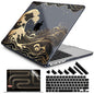 DONGKE Compatible with MacBook Pro 16 Inch Case (2026-2021 Release, M5 M4 M3 M2 M1 Pro/Max Chip), Plastic Hard Shell Cover with Keyboard Cover & Screen Protector for MacBook Pro 16", Garden Florals