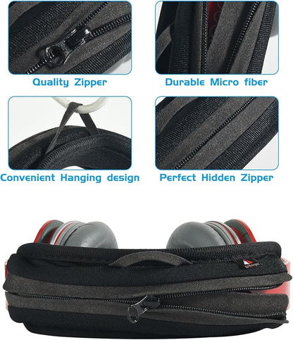 TXEsign Universal Replacement Headband Cushion Pad Cover Protector Compatible with ATH M50X, QC 35i/35ii, QC25, Solo 2/Solo 3, Studio 2/3 Headphones (Black)