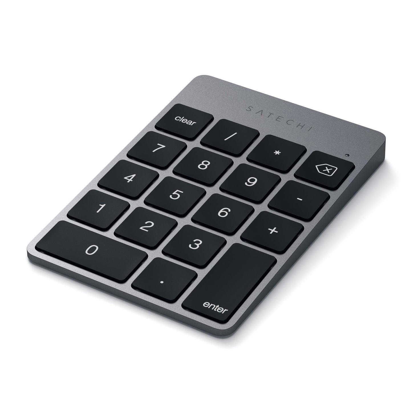 Satechi Slim Aluminum Bluetooth Keypad, 18-Key Number Pad, Space Gray