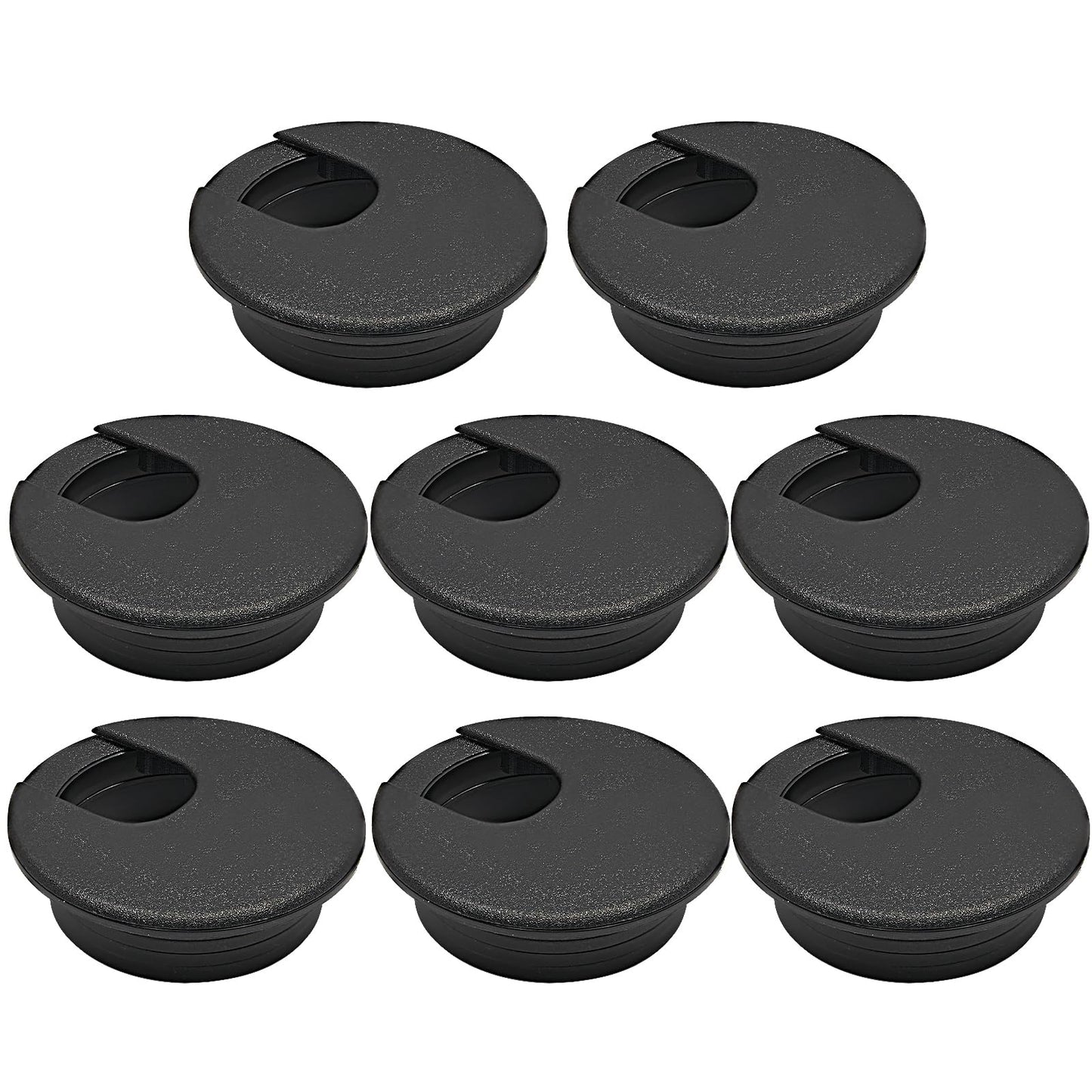 BOPOREAE 8 Pcs Desk Grommet 1-1/2" (38 mm), Desk Cord Hole Cover