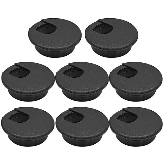 BOPOREAE 8 Pcs Desk Grommet 1-1/2" (38 mm), Desk Cord Hole Cover