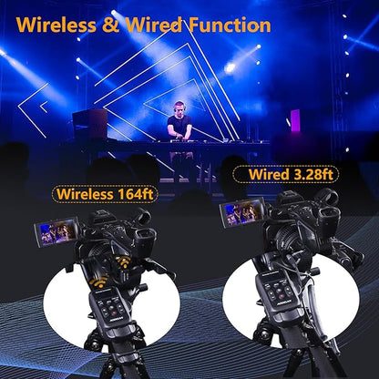 Wireless Camcorder Lanc Zoom Controller, Wired Remote Control with 2.5mm Jack Cable, IRIS, Focus, Video Recording and Zoom Commander with Lanc or Remote Terminal for Canon XL1S XL2 XHA1 /Sony NX5C