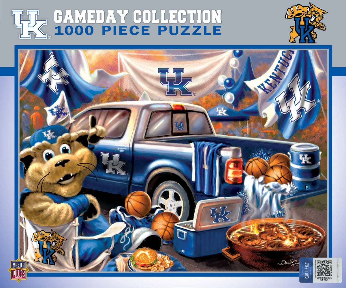 MasterPieces NCAA Gameday Puzzles Collection - Kentucky Wildcats 1000 Piece Gameday Jigsaw Puzzle